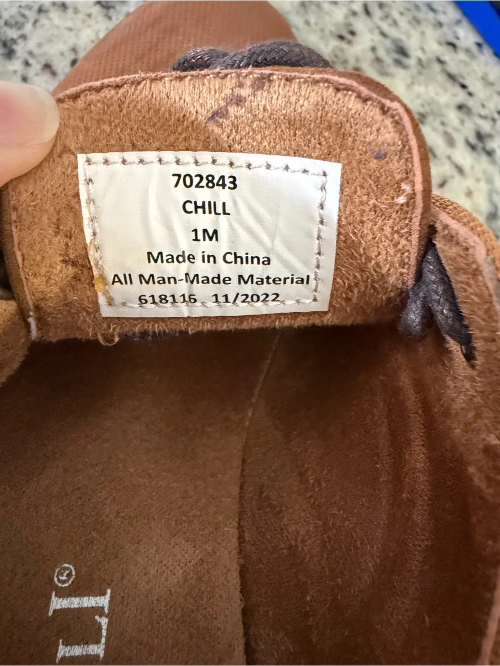 Borelli Boys Tan Suede Lace-Up Dress Shoes Size 1